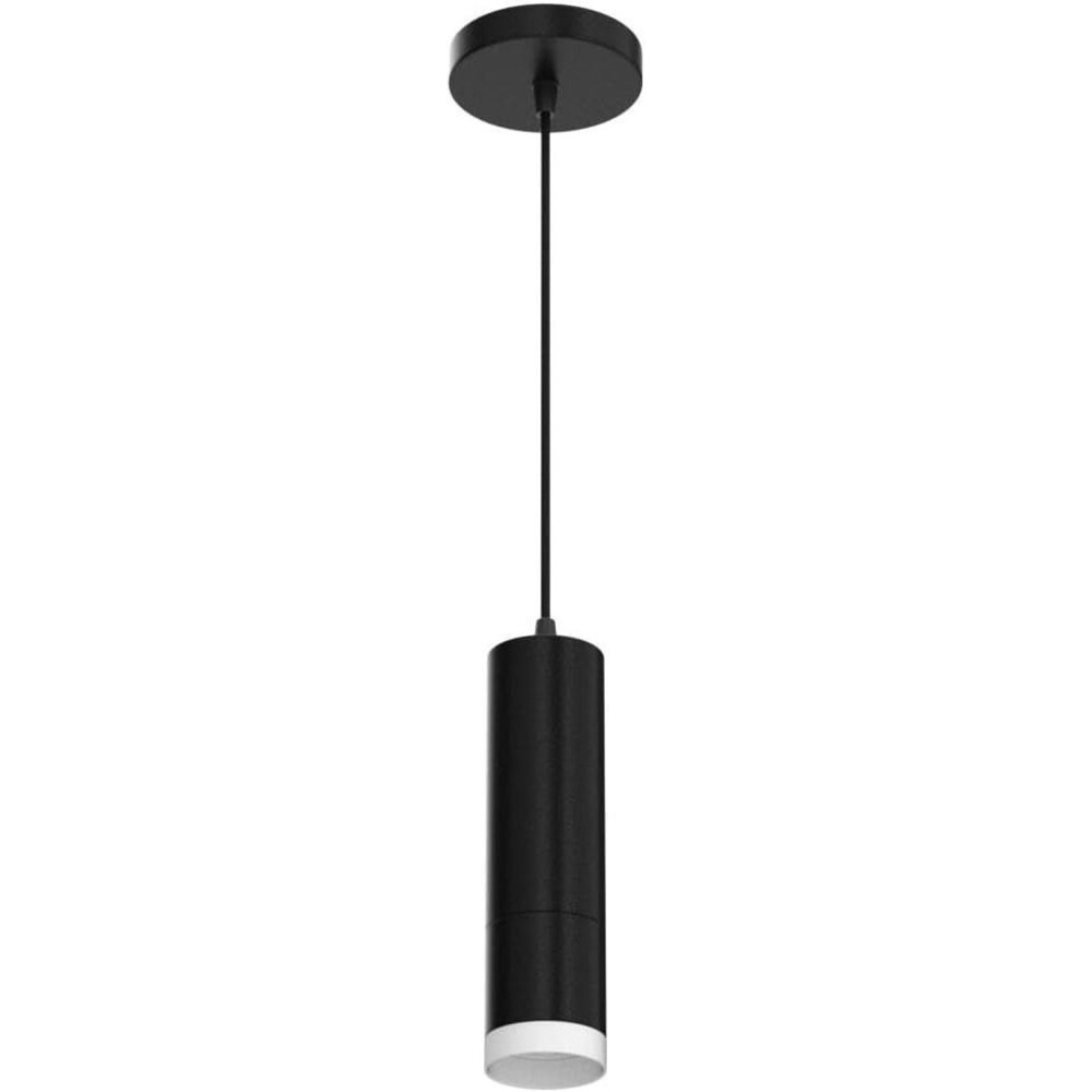 Pendant Lights Kitchen Island, Modern Unique Adjustable 1-Pack Matt Black